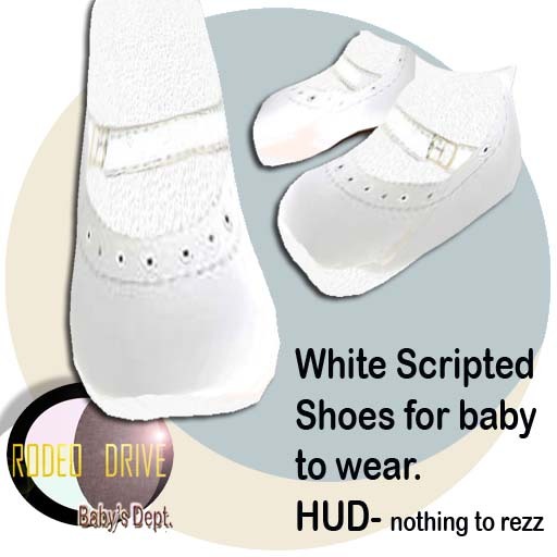 Second Life Marketplace Zooby Legacy baby White Shoes